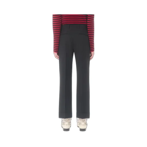 Wool Trousers With Turn-Ups