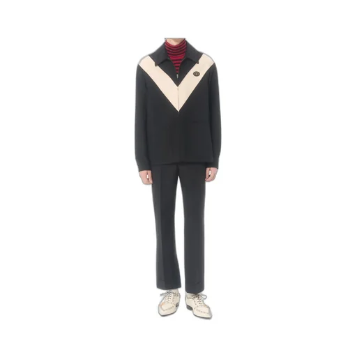 Wool Trousers With Turn-Ups