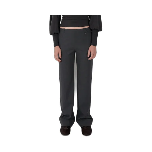 Pleated Zipper Casual Pants