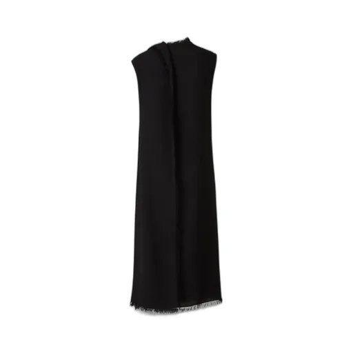 Frayed Midi Dress