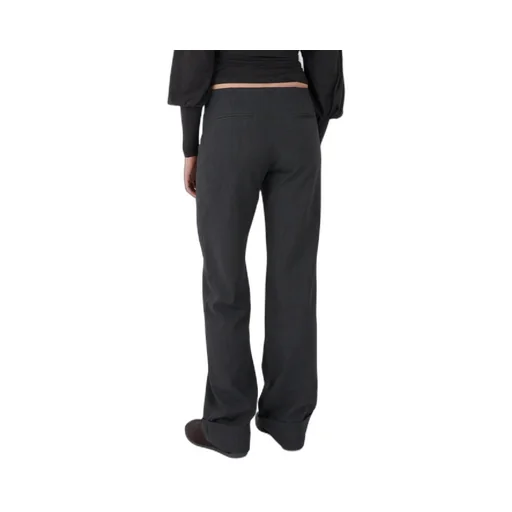 Pleated Zipper Casual Pants