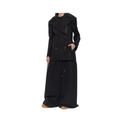 Double-Breasted Tailored Coat