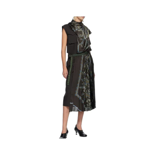 Printed Midi Dress