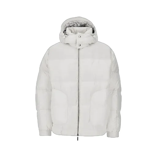 Stitch-On Hooded Down Jacket