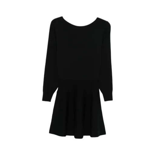 Long-Sleeved Wool Dress