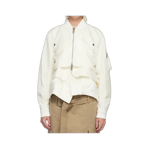 Nylon Satin Bomber Jacket