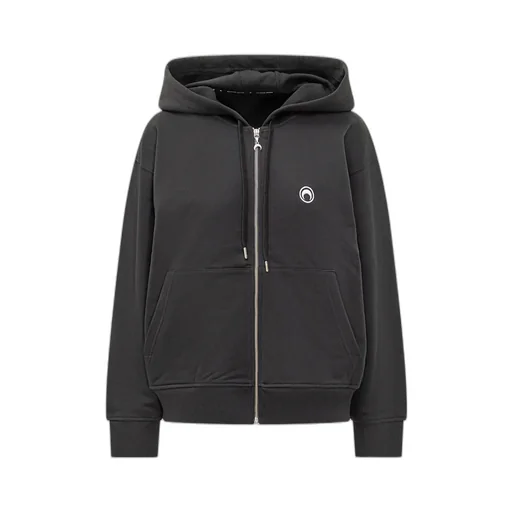 Logo Detail Zip-Up Hoodie