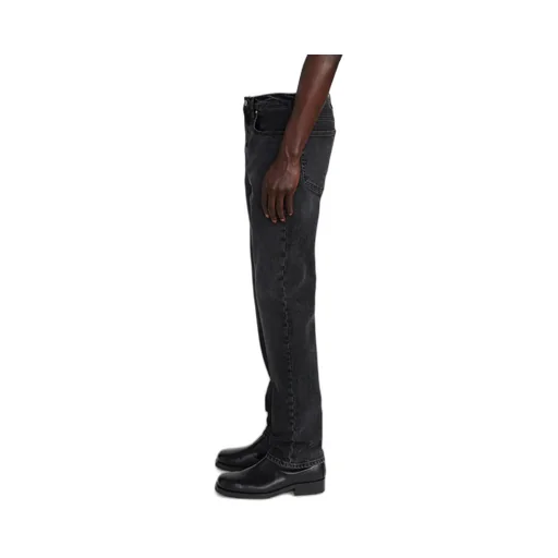 Mid-Rise Straight-Leg Jeans