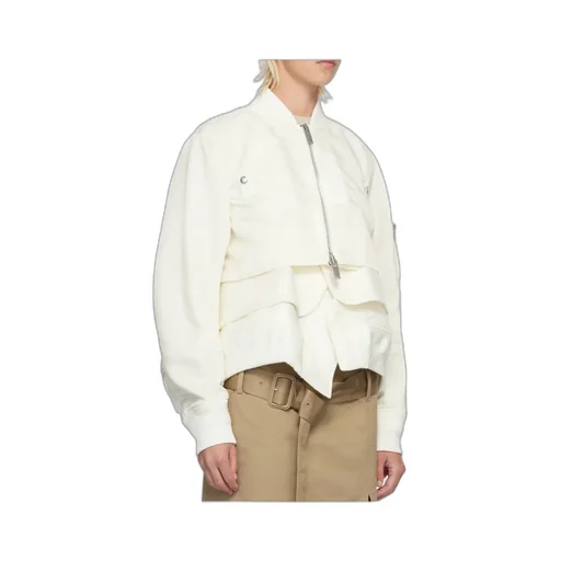 Nylon Satin Bomber Jacket