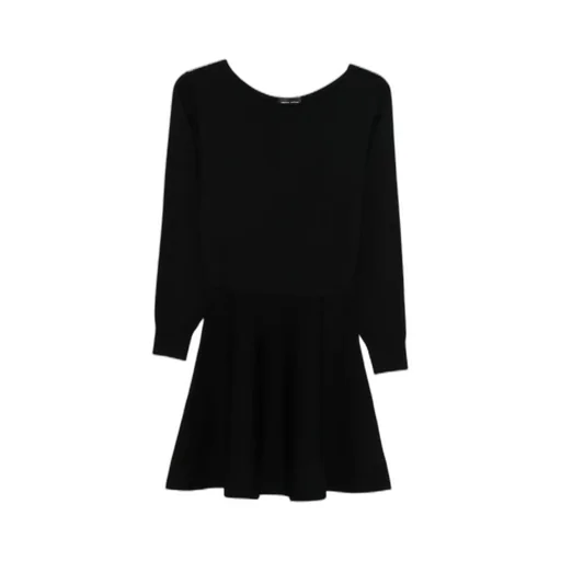 Long-Sleeved Wool Dress
