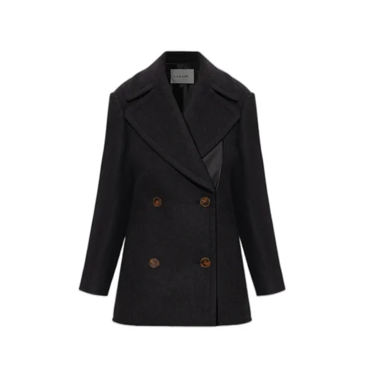 Double-Breasted Tailored Coat