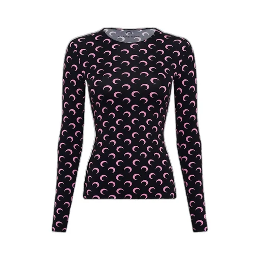 Round-Neck Long-Sleeved T-Shirt