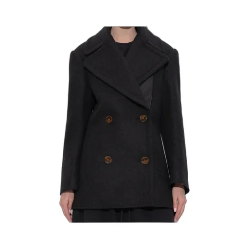 Double-Breasted Tailored Coat