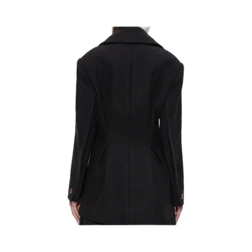 Double-Breasted Tailored Coat