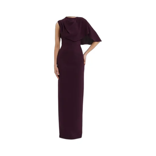 Draped Cape Gown