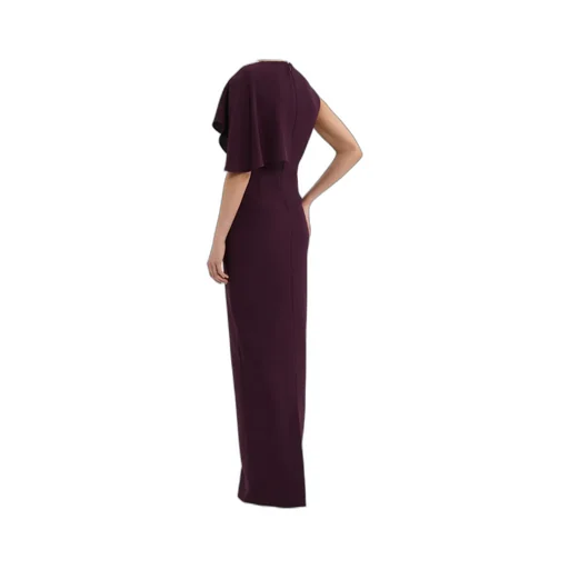 Draped Cape Gown
