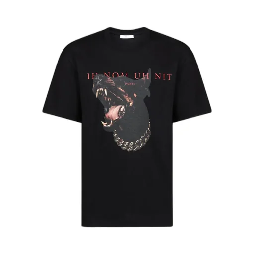 Pattern-Printed Crewneck T-Shirt