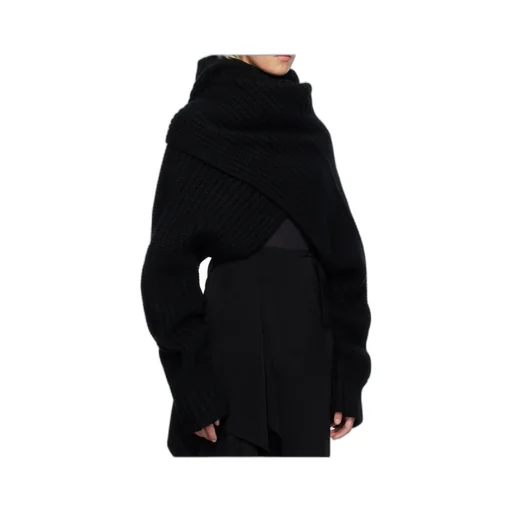 Wool Knit Turtleneck Pullover