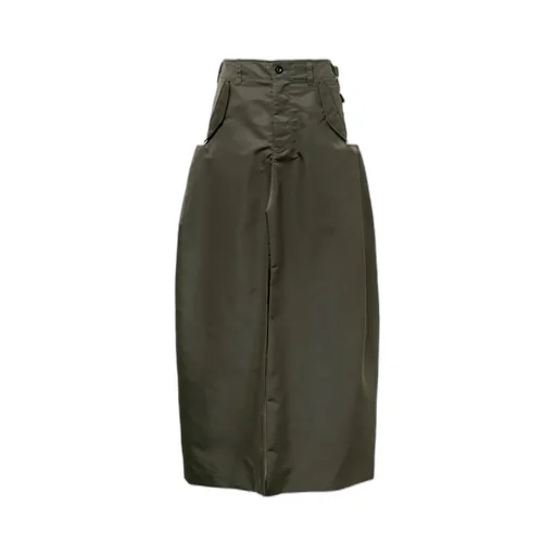 Nylon Twill Skirt