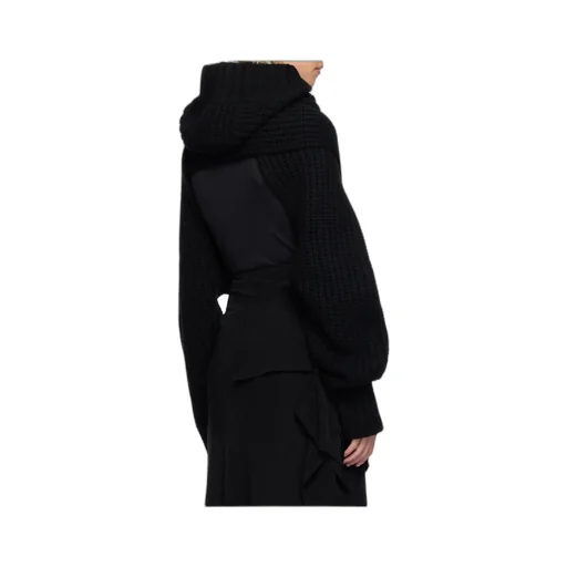 Wool Knit Turtleneck Pullover