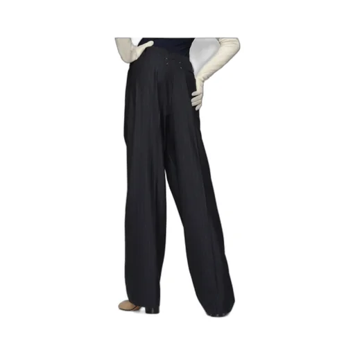 Pinstripe Drawstring Trousers