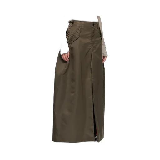 Nylon Twill Skirt