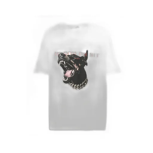 Pattern-Printed Crewneck T-Shirt