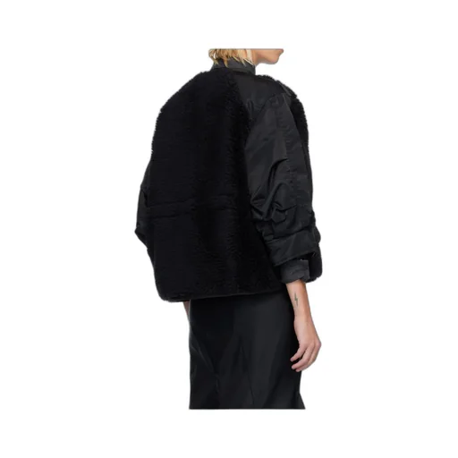 Crew Neck Zip-Up Jacket