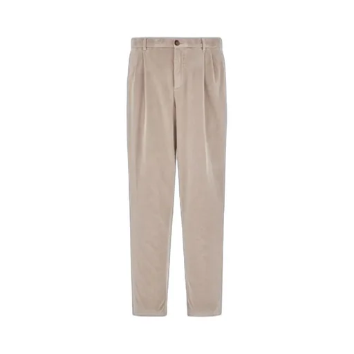 Hazelnut Comfort Soft Touch Corduroy Chinos With Two Darts