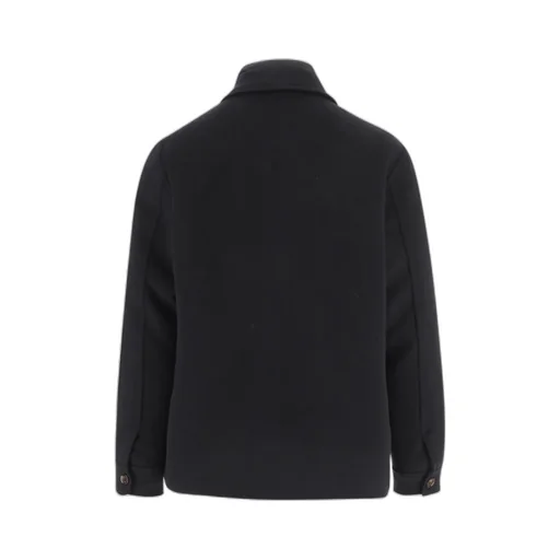 Wool-Cashmere Buttoned Jacket