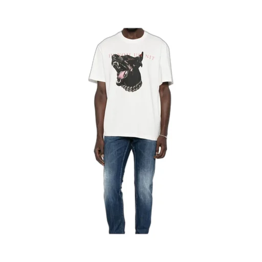 Pattern-Printed Crewneck T-Shirt