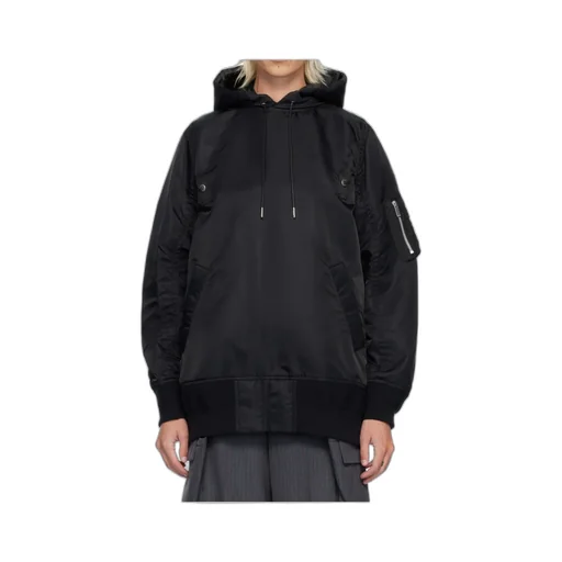 Nylon Twill Hoodie