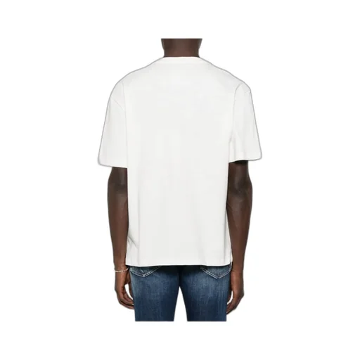 Pattern-Printed Crewneck T-Shirt