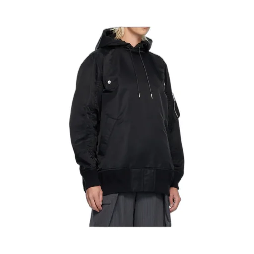 Nylon Twill Hoodie