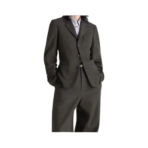Single-Breasted Tailored Blazer
