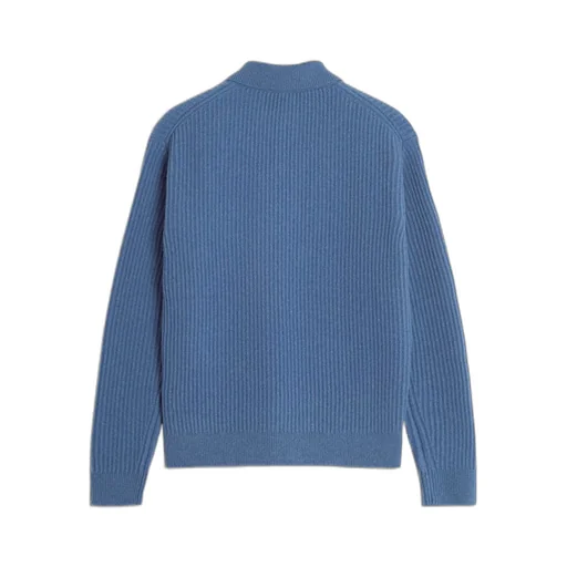 Fox Head Ribbed Polo Jumper