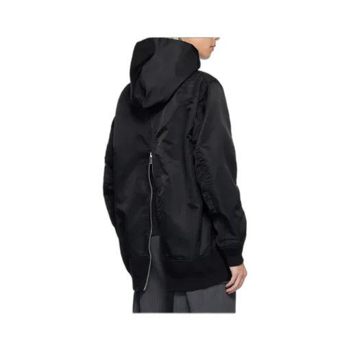 Nylon Twill Hoodie