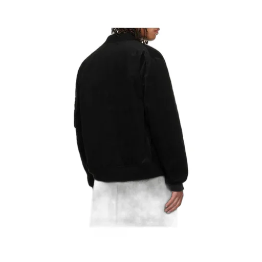Corduroy Drawstring Bomber Jacket