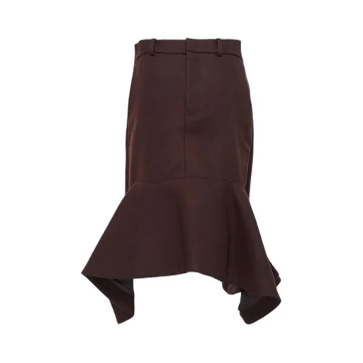 Wool Midi Skirt