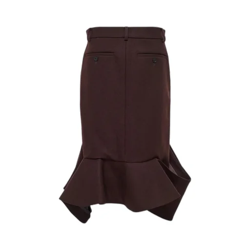 Wool Midi Skirt