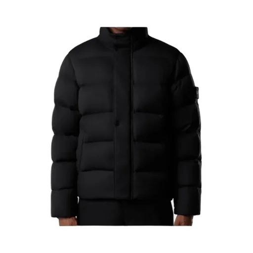 Down Jacket With Anti-Drop And Ribbed Internal Cuffs