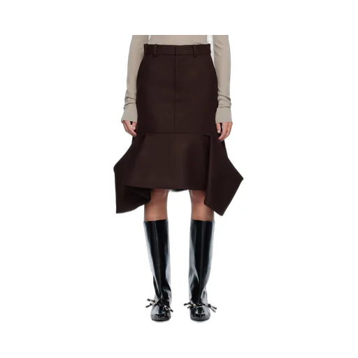 Wool Midi Skirt