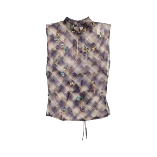 Embellished Sleeveless Top