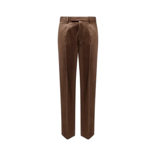Tapered-Leg Tailored Pants