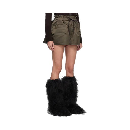 Ruched-Waist Shorts