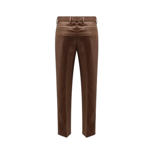 Tapered-Leg Tailored Pants