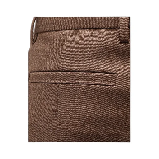 Tapered-Leg Tailored Pants