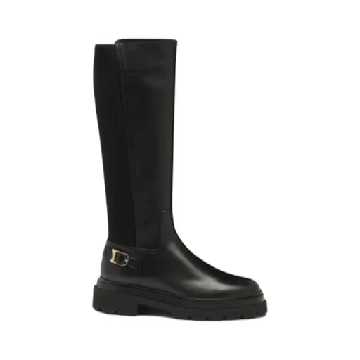 Neoprene Knee-High Boots