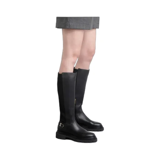 Neoprene Knee-High Boots