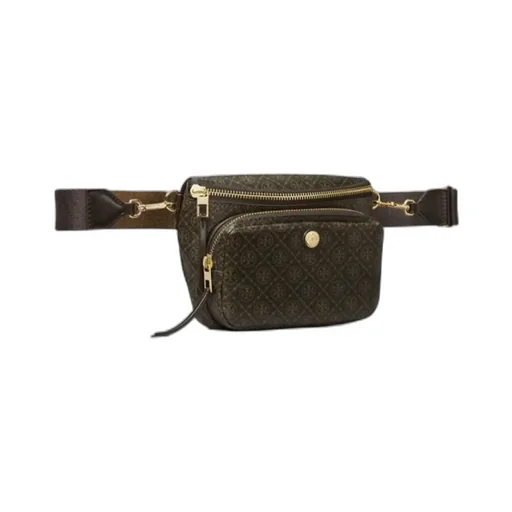 T Monogram Coated Canvas Mini Belt Bag